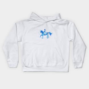 Horse racing Kids Hoodie